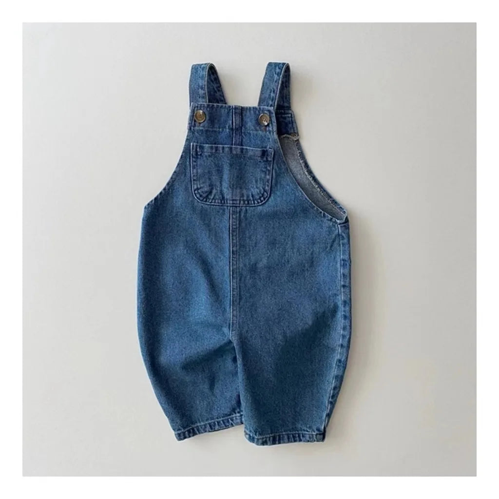 Children Clothing Set Autumn&Spring HY22421 New Kid Romper Denim Jumpsuit Sleeveless Bodysuits for Toddler Boys&Girls