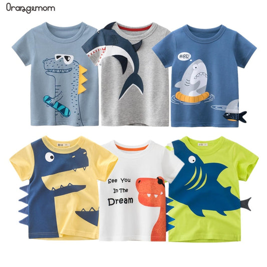 2022 Handsome baby short sleeves cotton clothes summer children's clothing boy teenage clothing boys clothes