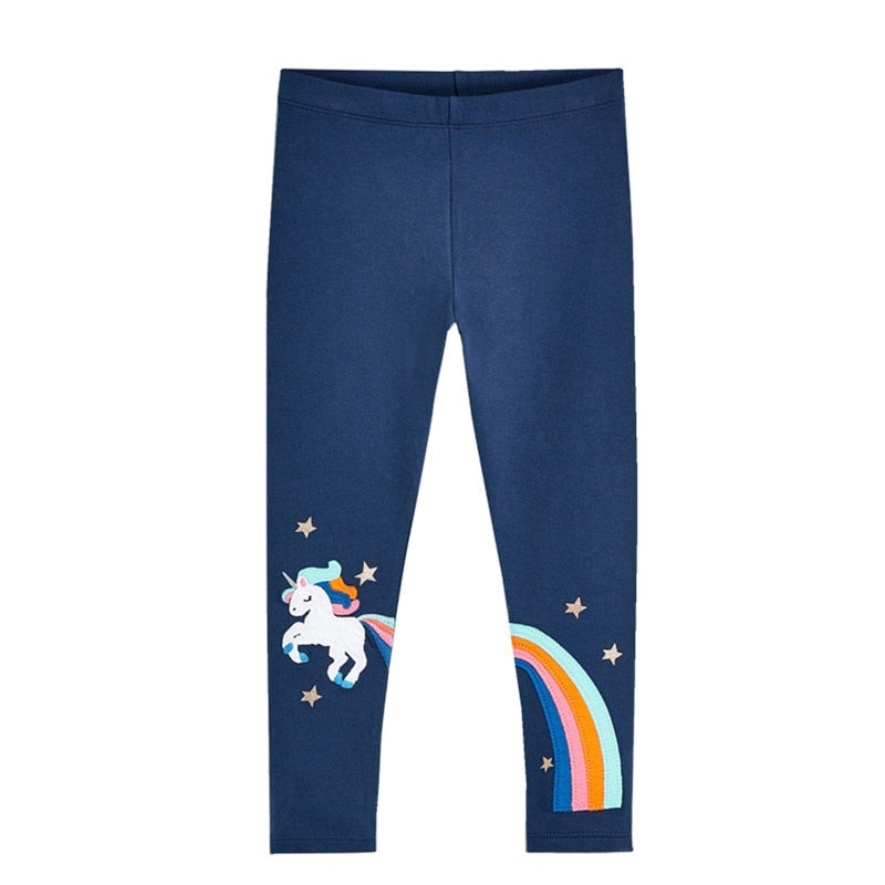 3-8 Years Children Unicorn Leggings Kids Autumn Winter Clothing Girls Cute Printing Cotton Trousers Tight Girls Pants