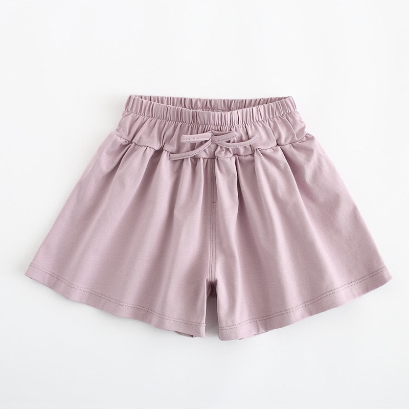 Summer New Girl's Trousers Skirt Cotton Shorts Children's Clothing Shorts Beach Summer Shorts Skirt