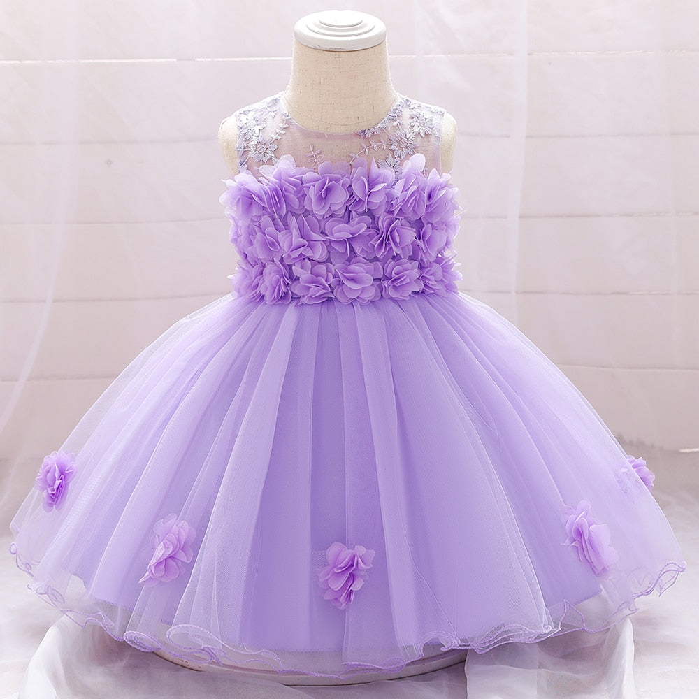Toddler Girl Princess Dresses Baby Girl Dress For 1 Year Birthday Dress Christening Gown Infant Party Clothes Baby Vestidos