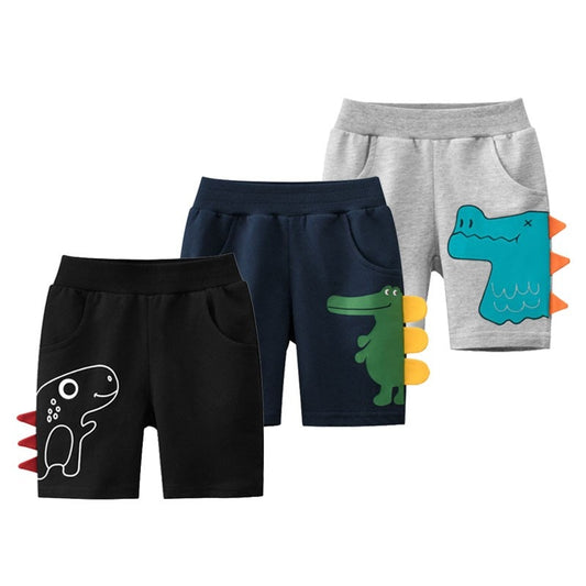 Orangemom Summer Kids Boy Shorts Cotton Boys' Shorts Baby Casual Cartoon Solid Sport Style With Pocket Pants Outwear Boy Shorts