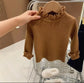 0-7Y Autumn New Baby Boys Girls Clothes Baby Sweater Toddler Knit Sweater Newborn Knitwear Long Sleeve Cotton Baby Pullover Tops