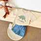 New Set Summer Baby Boy Clothes Cartoon Cotton T-shirt Short Sleeved+shorts Dinosaur Print Girl Clothes 0-3 Years Child Newborn