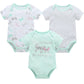 3/6 pcs a lot Baby Girls Clothes  pour nouveaux Cotton Short Sleeve Girl Bodysuit 0-12 Months Newborn Boys Clothing Toddler