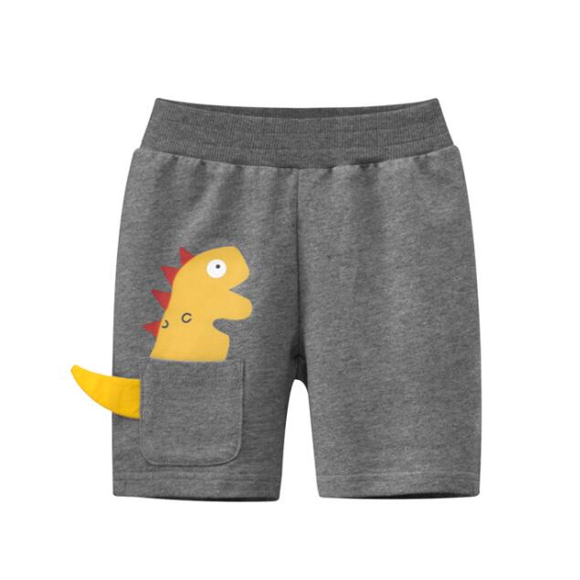 Orangemom Summer Kids Boy Shorts Cotton Boys' Shorts Baby Casual Cartoon Solid Sport Style With Pocket Pants Outwear Boy Shorts