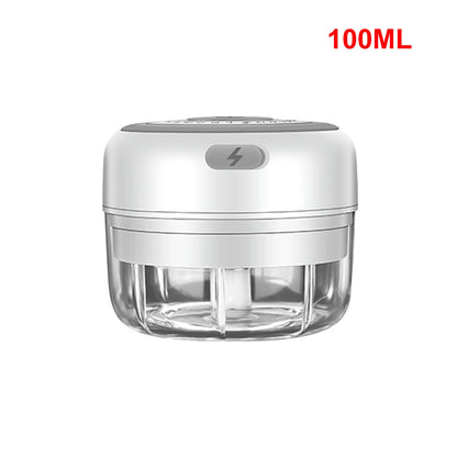 Electric Food Crusher Mini Garlic Press Garlic Crusher Vegetable Chopper For Kitchen Crushed Garlic Crushed Ginger Crushed Chili