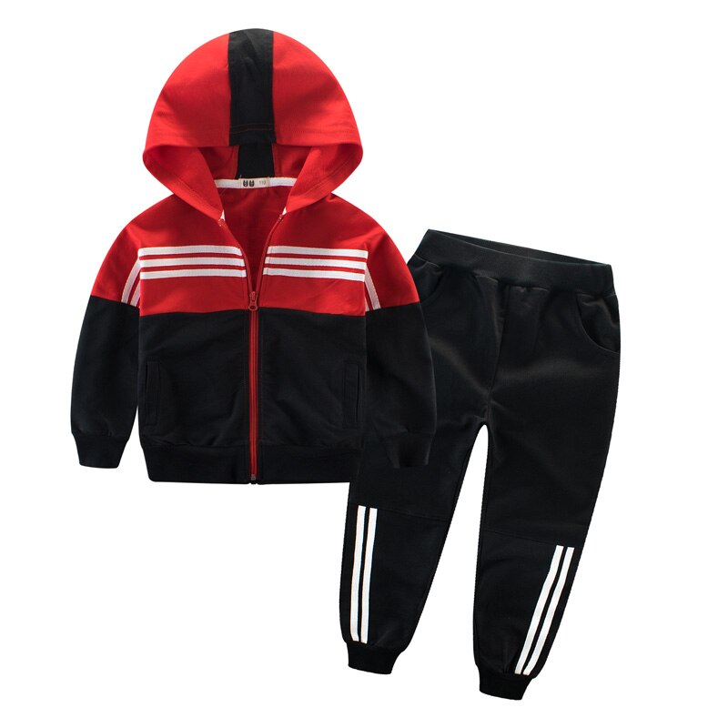 Kids  Sport Clothing Sets Children Boys Girls  Baby Casual  Tracksuit  Cotton Zipper Jacket Pants  Suit Infant Spring Autumn