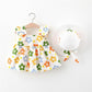 Summer Baby Clothes Baby Rompers New Summer Clothes Fashion Cute Cherry Prints Kids Clothing Rompers Dress With Hat