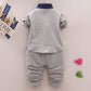 Spring Kids Fashion Clothes Baby Boy Girl Cotton Jacket Pants 2pcs/sets Autumn Children Infant Casual Clothing Toddler Tracksuit