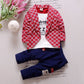 Spring Kids Fashion Clothes Baby Boy Girl Cotton Jacket Pants 2pcs/sets Autumn Children Infant Casual Clothing Toddler Tracksuit