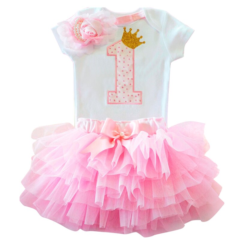 Unicorn Party Dresses For 1 Year Baby Girl Birthday Outfits Clothes Tutu Cake Smash Dresses Infant Christening Gowns 12 Months