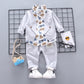 Spring Kids Fashion Clothes Baby Boy Girl Cotton Jacket Pants 2pcs/sets Autumn Children Infant Casual Clothing Toddler Tracksuit