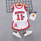 IENENS Boy Girl Football Kit Clothing Sets Vest + Shorts Boy Suit Toddler Sleeveless Tracksuit Kids Baby Basketball Clothes