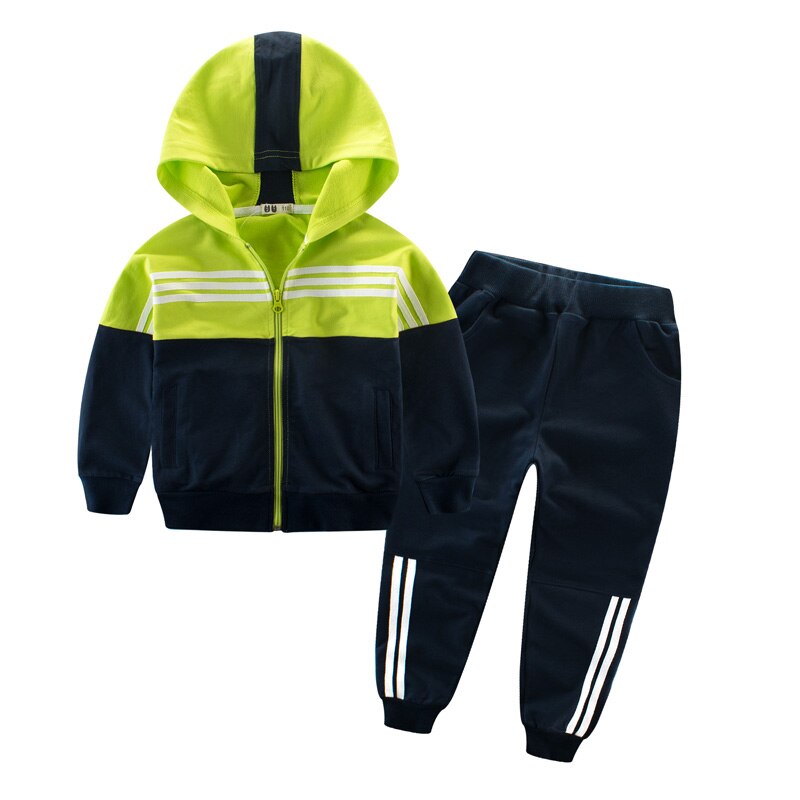 Kids  Sport Clothing Sets Children Boys Girls  Baby Casual  Tracksuit  Cotton Zipper Jacket Pants  Suit Infant Spring Autumn