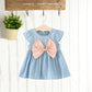 Kids Dresses Girls Casual New Fashion Costumes Cute Denim Children Clothing Baby Girls Overalls Short Sleeve Summer Toddler