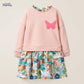 Little maven kids girls fashion brand autumn children&#39;s dress baby girls clothes Cotton butterfly toddler girl dresses S0825