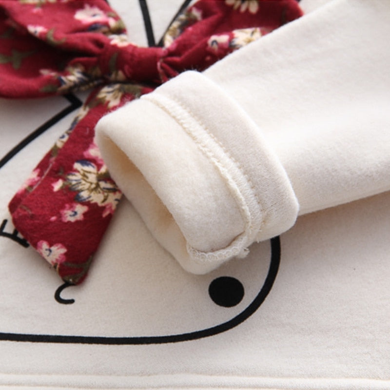 Humor Bear Girls Dress Summer Autumn Flower Princess Dress Toddler Girl Clothes Children Clothing Cute Animal Baby Girls Dresses