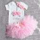 1 Year Baby Girl Clothes Unicorn Party tutu Girls Dress Newborn Baby Girls 1st Birthday Outfits Toddler Girls Boutique Clothing