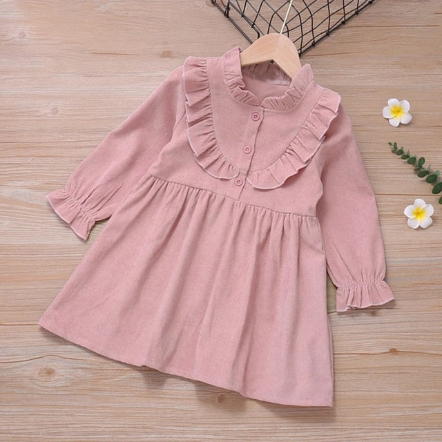 Humor Bear Girls Dress Summer Autumn Flower Princess Dress Toddler Girl Clothes Children Clothing Cute Animal Baby Girls Dresses