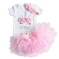 Unicorn Party Dresses For 1 Year Baby Girl Birthday Outfits Clothes Tutu Cake Smash Dresses Infant Christening Gowns 12 Months