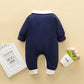 Fashion Newborn Toddler Infant Baby Boys Romper Long Sleeve Jumpsuit Playsuit Little Boy Outfits Black Clothes