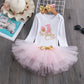 Unicorn Party Dresses For 1 Year Baby Girl Birthday Outfits Clothes Tutu Cake Smash Dresses Infant Christening Gowns 12 Months