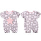 Baby Short-sleeved Jumpsuit Baby Summer Pajamas Cloud Five-star Infant Newborn Summer Clothes
