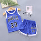 IENENS Boy Girl Football Kit Clothing Sets Vest + Shorts Boy Suit Toddler Sleeveless Tracksuit Kids Baby Basketball Clothes