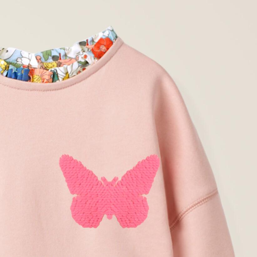 Little maven kids girls fashion brand autumn children&#39;s dress baby girls clothes Cotton butterfly toddler girl dresses S0825