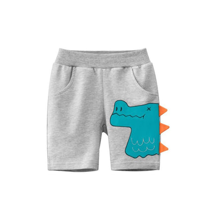 Orangemom Summer Kids Boy Shorts Cotton Boys' Shorts Baby Casual Cartoon Solid Sport Style With Pocket Pants Outwear Boy Shorts