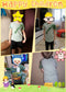 Yocute Children&#39;s T-shirt Summer 2022 New Kids Clothing Cotton Boys Clothes Casual Style Cartoon Dragon Boy Oversized T-shirt