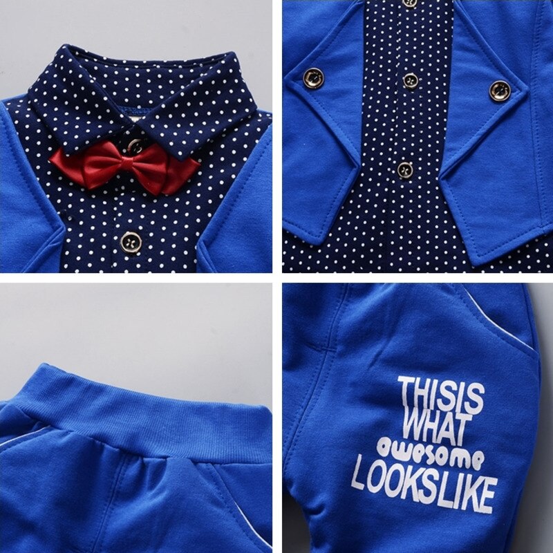 Spring Kids Fashion Clothes Baby Boy Girl Cotton Jacket Pants 2pcs/sets Autumn Children Infant Casual Clothing Toddler Tracksuit