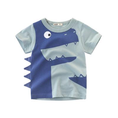 2022 Handsome baby short sleeves cotton clothes summer children&#39;s clothing boy teenage clothing boys clothes