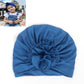 New Fashion Flower Baby Hat Newborn Elastic Baby Turban Hats for Girls 10 Colors Cotton Infant Beanie Cap 1 PC