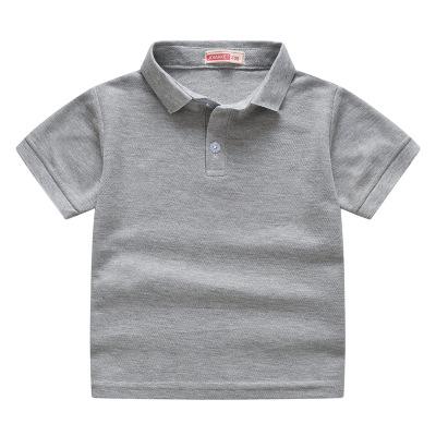 2021 New Children&#39;s Summer Cotton Short Sleeved Shirt Baby Boys Girls Solid Color Polo Shirt 2-7Y Kids Brand Polo Clothes Out