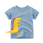 2020 Summer Boys T Shirts Clothing Short Sleeve 100% Cotton Dinosaur Cartoon Children T Shirts Girls 2-8Y High Quality Kids Tees