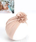 New Fashion Flower Baby Hat Newborn Elastic Baby Turban Hats for Girls 10 Colors Cotton Infant Beanie Cap 1 PC