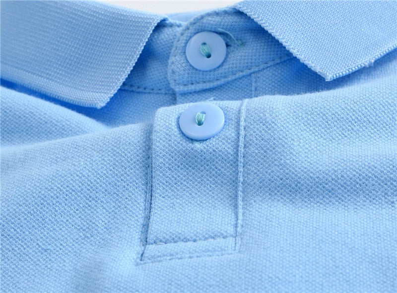 2021 New Children&#39;s Summer Cotton Short Sleeved Shirt Baby Boys Girls Solid Color Polo Shirt 2-7Y Kids Brand Polo Clothes Out