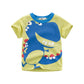 2020 Summer Boys T Shirts Clothing Short Sleeve 100% Cotton Dinosaur Cartoon Children T Shirts Girls 2-8Y High Quality Kids Tees