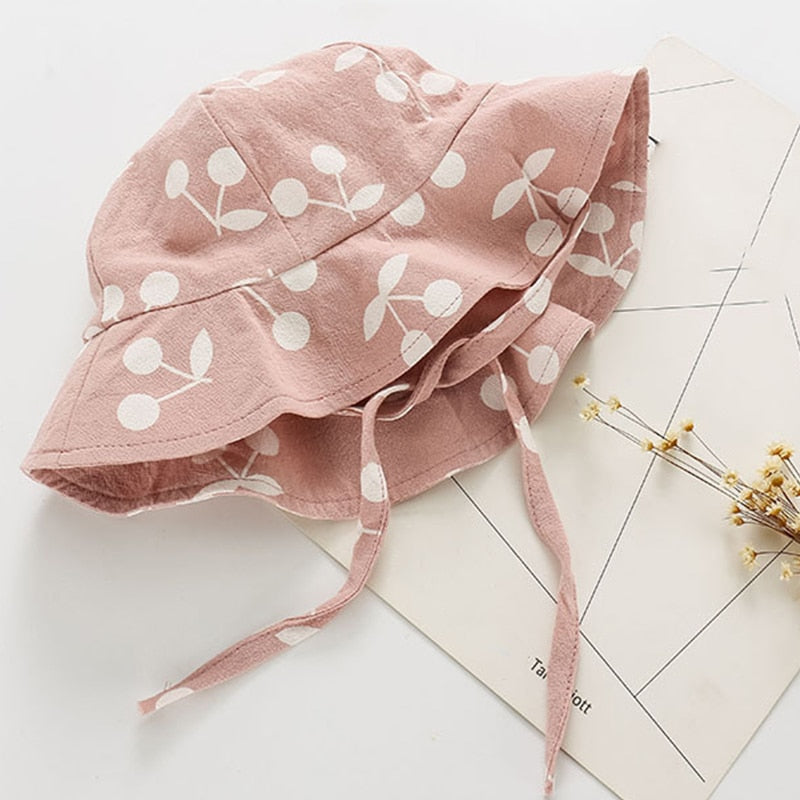 Summer Baby Clothes Baby Rompers New Summer Clothes Fashion Cute Cherry Prints Kids Clothing Rompers Dress With Hat