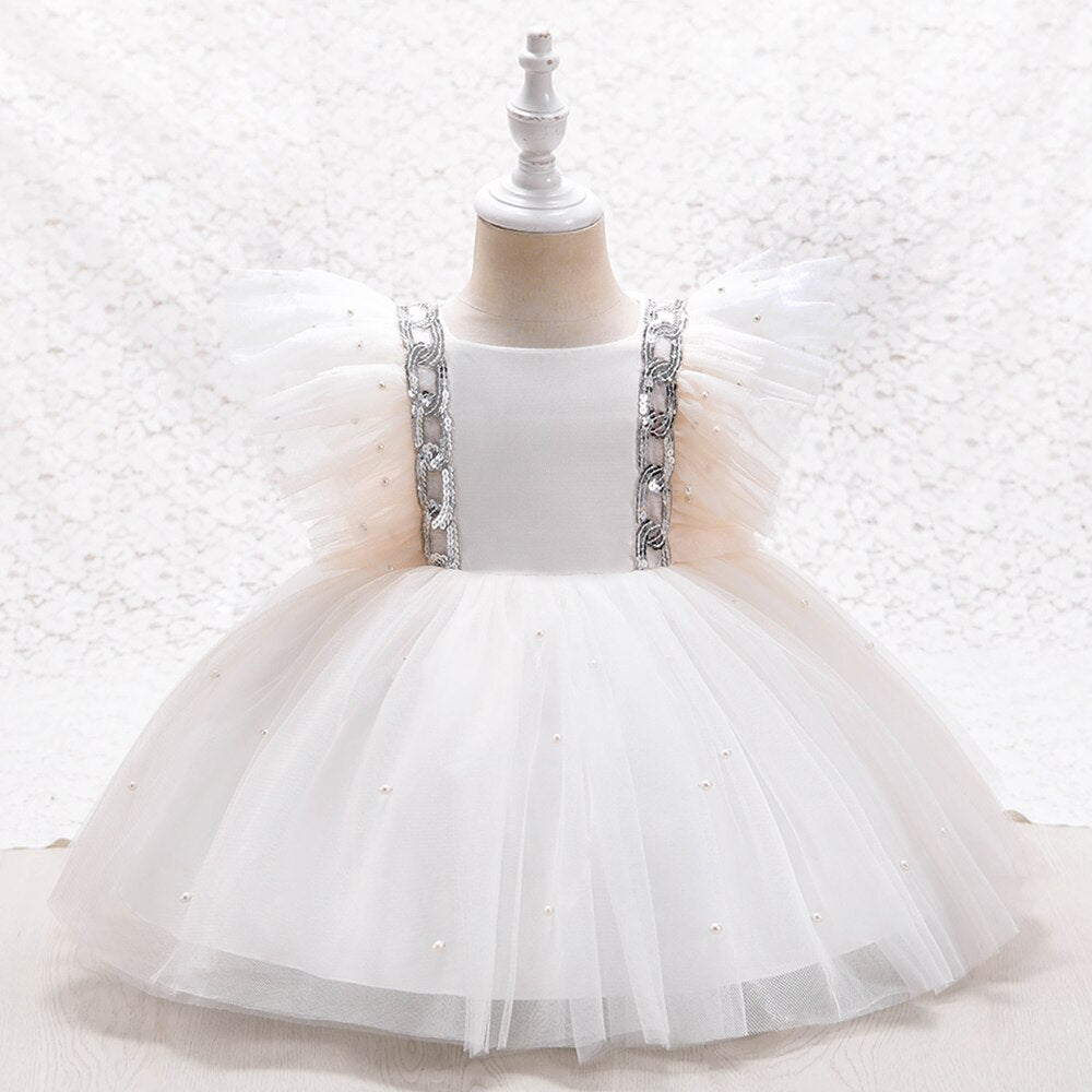 Yoliyolei Spanish Lolita Baby Dress Embroidery Girls Gowns Kids Child Princess 1st Birthday Party Clothes New Born Girls Dresses