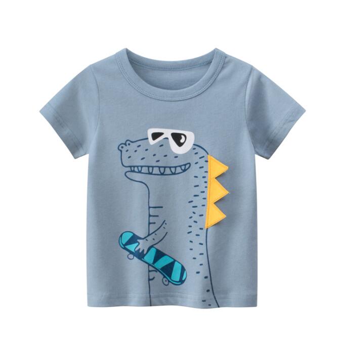 2022 Handsome baby short sleeves cotton clothes summer children&#39;s clothing boy teenage clothing boys clothes