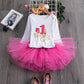 Unicorn Party Dresses For 1 Year Baby Girl Birthday Outfits Clothes Tutu Cake Smash Dresses Infant Christening Gowns 12 Months