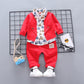 Spring Kids Fashion Clothes Baby Boy Girl Cotton Jacket Pants 2pcs/sets Autumn Children Infant Casual Clothing Toddler Tracksuit