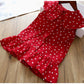 2021 2-7Y Kids Girls Dress Summer Girls Sleeveless Chiffon Polka Dot Dress Princess Dress For Girl Children Clothing