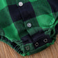 Citgeett Spring Newborn Baby Boys Girls Plaid Jumpsuit Bodysuit Cotton Clothes Autumn Outfits Clothing