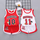 IENENS Boy Girl Football Kit Clothing Sets Vest + Shorts Boy Suit Toddler Sleeveless Tracksuit Kids Baby Basketball Clothes