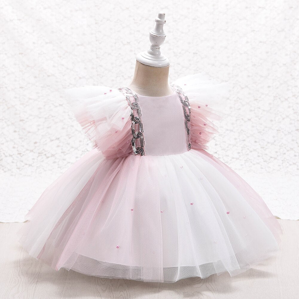 Yoliyolei Spanish Lolita Baby Dress Embroidery Girls Gowns Kids Child Princess 1st Birthday Party Clothes New Born Girls Dresses