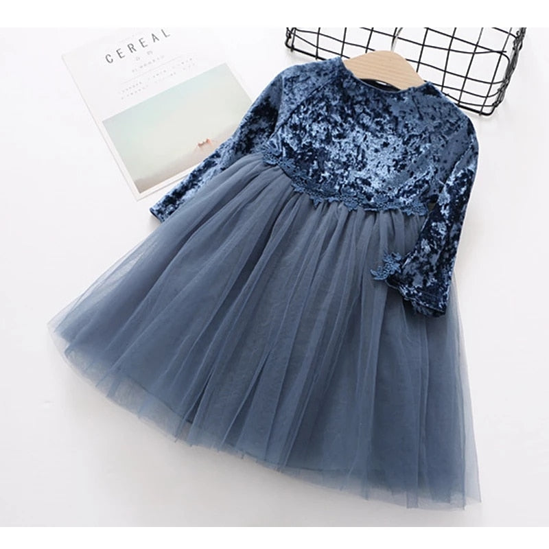 Humor Bear Girls Dress Summer Autumn Flower Princess Dress Toddler Girl Clothes Children Clothing Cute Animal Baby Girls Dresses